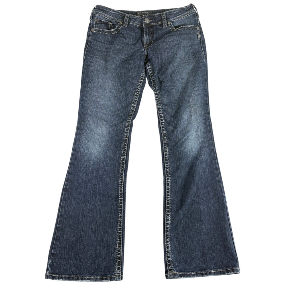 Silver Jeans Co. Suki Surplus Bootcut Jeans Women's 32x32 Blue Washed Mid Rise